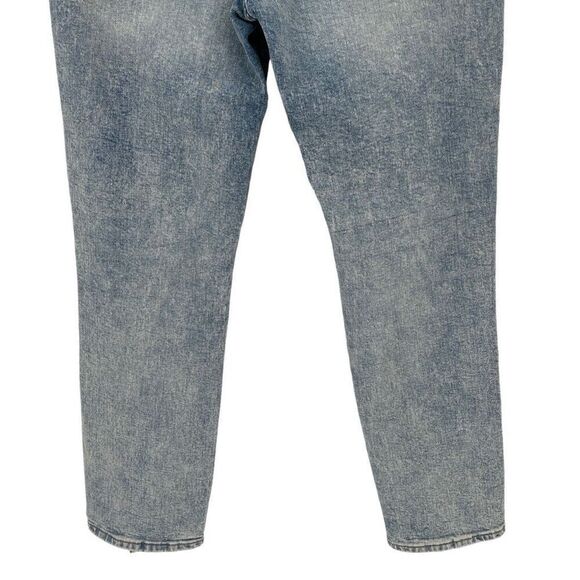 Express Slim Super High Rise Distressed Jeans Light Wash Women 8 Regular NWT - Picture 8 of 10